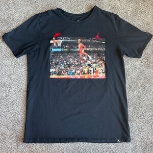 Nike Air Jordan Black T-Shirt Slam Dunk Contest 3:51